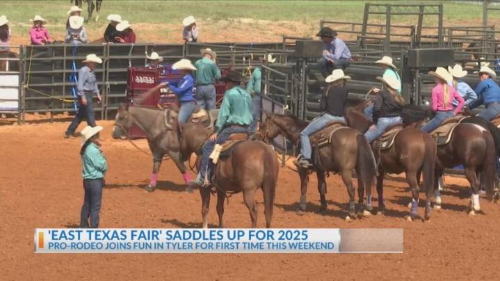 East Texas State Fair saddles up for first pro rodeo at fairgrounds