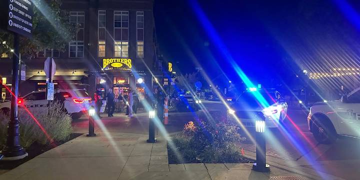 Large police presence in Eddy Street Commons after shots fired