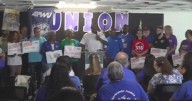 South Florida union leaders rally against deportations, funding cuts