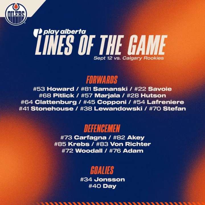 Two good things, two bad things and two numbers as Oilers rookies lose 6