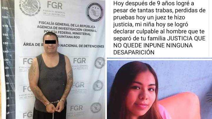 Declaran culpable a Óscar tras nueve años de desaparición de Karina Alducín