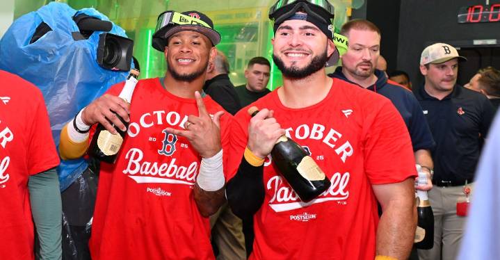 Reliving the Red Sox playoff clinching celebrations