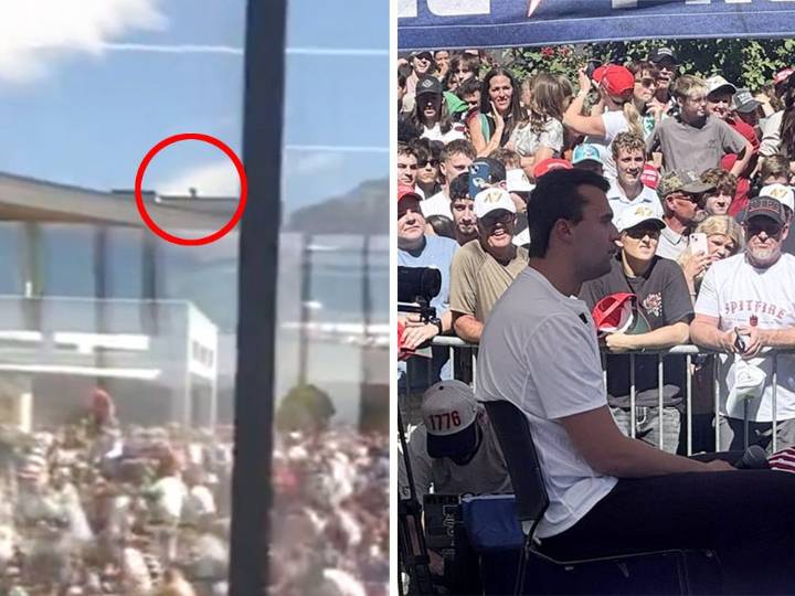 Was Charlie Kirk's killer caught on video before and after shooting?
