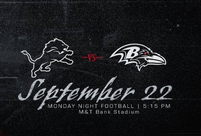 Lions y Ravens cierran Semana 3 de NFL