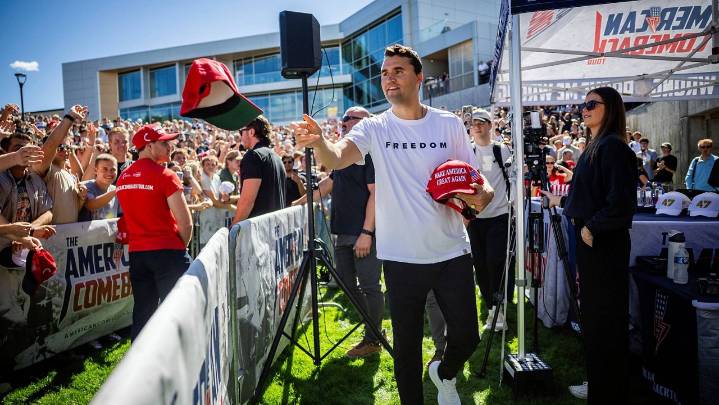 Conservative activist Charlie Kirk in critical condition after being shot at Utah college event