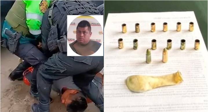 Pisco: cárcel contra “Simpson”, que tenía mensajes extorsivos y casquillos de bala