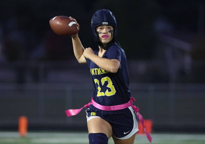 Flag football: Mya Hagi opens eyes as Round Lake's QB