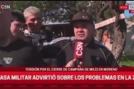 Plan platita para el acto de Milei: "Nos ofrecieron 20 mil pesos para entrar"