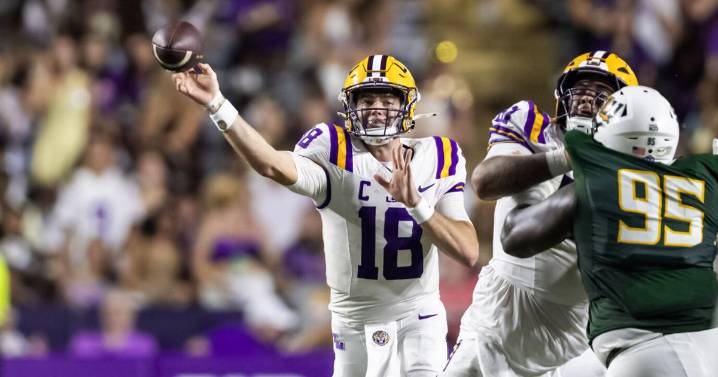 How Garrett Nussmeier showed improvement in LSU's blowout win over Southeastern