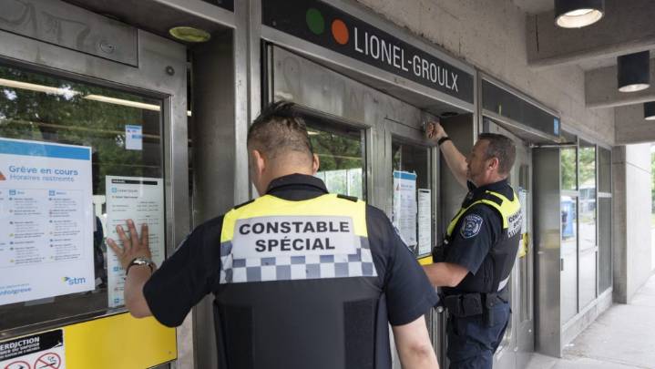 STM special constables should be better armed, says Quebec workplace safety board