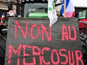Protestan agricultores franceses contra acuerdo UE