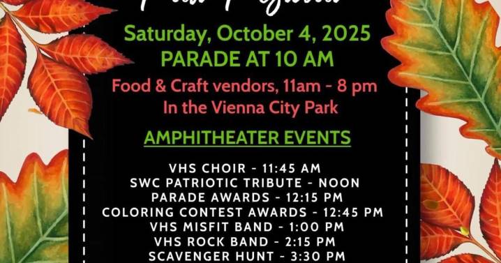 Vienna Fall Festival Returns October 4th with Parade and Community Fun