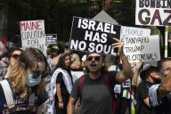 Netanyahu en Nueva York: 2.000 personas marchan exigiendo arrestar al primer ministro israelí