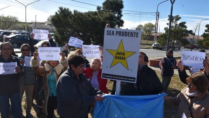 Una estrella amarilla en memoria de la jubilada atropellada