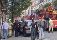 Incendio en una cafetería de Gijón: un hombre sufre quemaduras leves en la cara tras prender la cocina