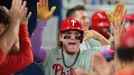 Harrison Bader signs bat for boy after home run ball dispute