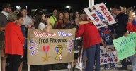 Veterans welcomed home from Honor Flight
