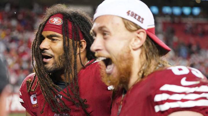 49ers stars George Kittle, Fred Warner join Christian McCaffery on Saudi Arabia flag football team