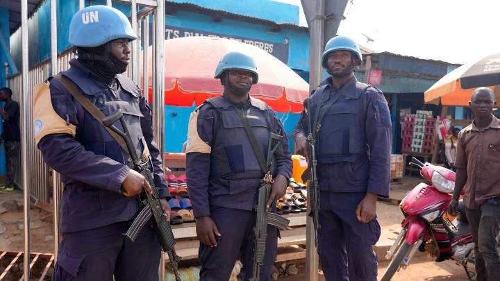 UN armored vehicle crashes in Central African Republic, killing 5 police officers