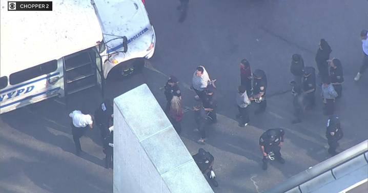 New York officials among dozens arrested at anti