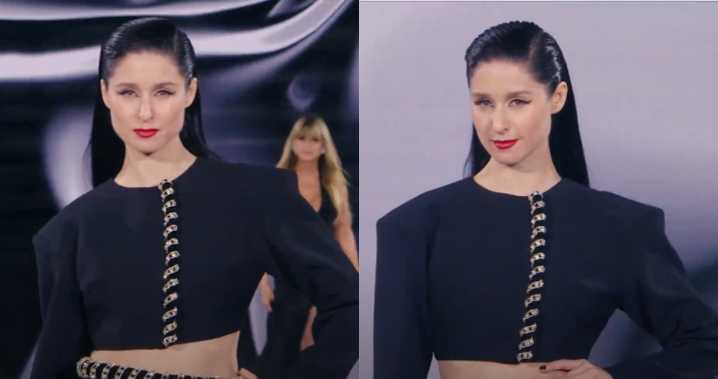 Se lució: así debutó Francisca Valenzuela en la Semana de la Moda en París