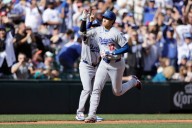 Shohei Ohtani hits his career-high 55th homer of the season to break his own Dodgers record
