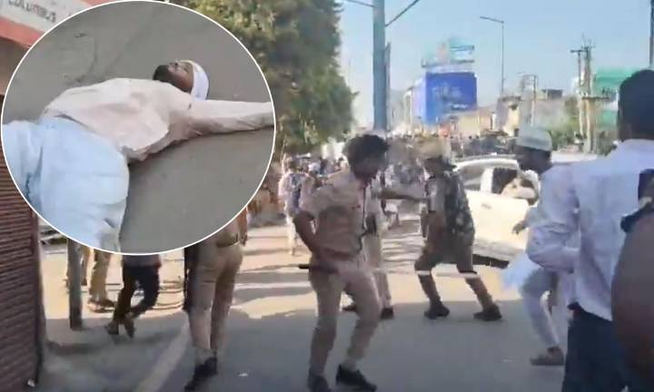 ‘I Love Muhammed’ Row: Police, Locals Clash After Friday Prayers Outside: Video
