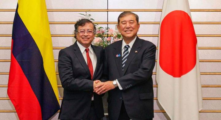 Gustavo Petro se reúne con primer ministro japonés para impulsar cooperación bilateral