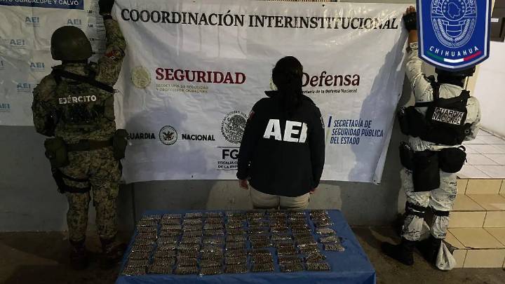 Fueron casi 800 cartuchos los asegurados ayer en Guadalupe y Calvo