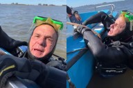 "Cuenten conmigo": enojo por el polémico video de un intendente kirchnerista practicando buceo
