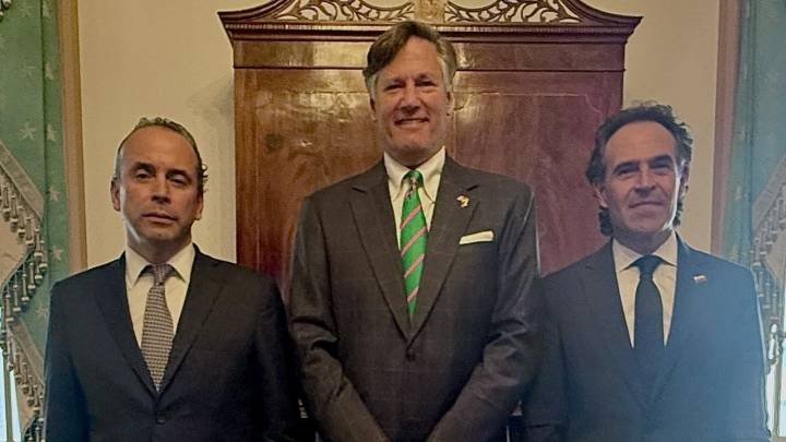 Alcaldes de Cali y Medellín, Alejandro Eder y Fico Gutiérrez, se reunieron con el subsecretario de Estado en su gira por EE. UU.