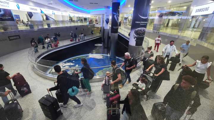 Brit woman ‘grabs crying boy, 4, from his mum’ in terrifying airport snatch before ranting ‘this is my child’