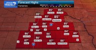 Above Average Temps, Before Midweek Moderation with Better Rain Chances