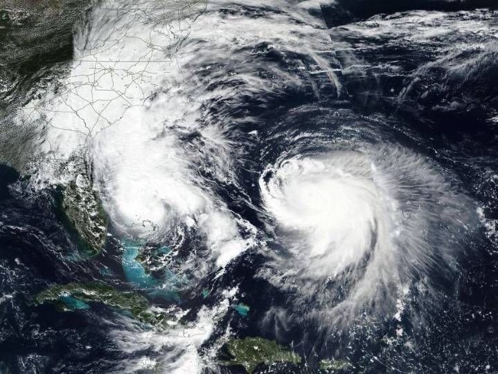 Hurricanes Humberto and Imelda charge toward Bermuda