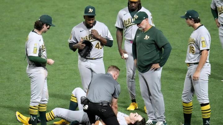 Athletics 2B Zack Gelof needs season-ending surgery on his dislocated left shoulder