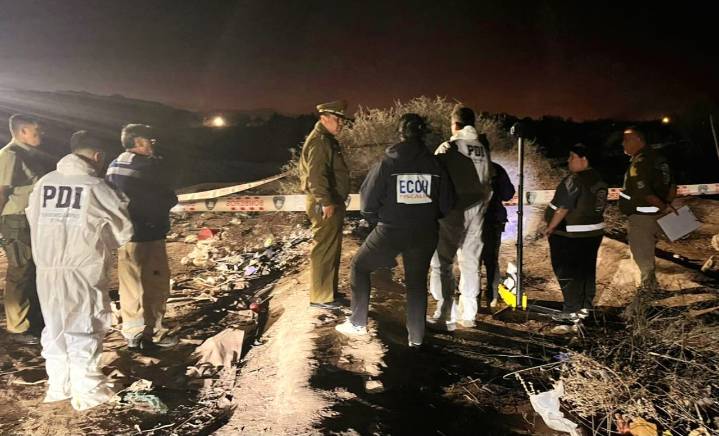 Investigan hallazgo de cadáver calcinado en Paipote