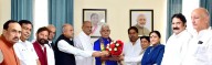 Delegation of Senior Leaders of J&K Pradesh Congress Committee Calls on LG Sinha 