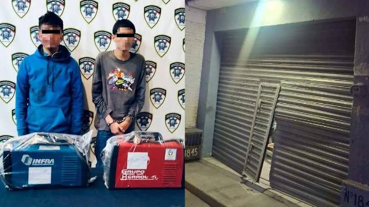 Robaron un negocio, huyeron y terminaron provocando un choque en la B. Anaya