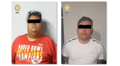 Detienen a 2 imputados de robo a casa habitación en CDMX