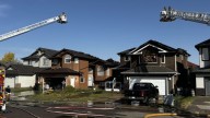 Residents evacuate safely after fire burns down house, damages another in north Edmonton
