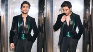 Ibrahim Ali Khan Dazzles In Rimzim Dadu’s Velvet And Metallic Tuxedo