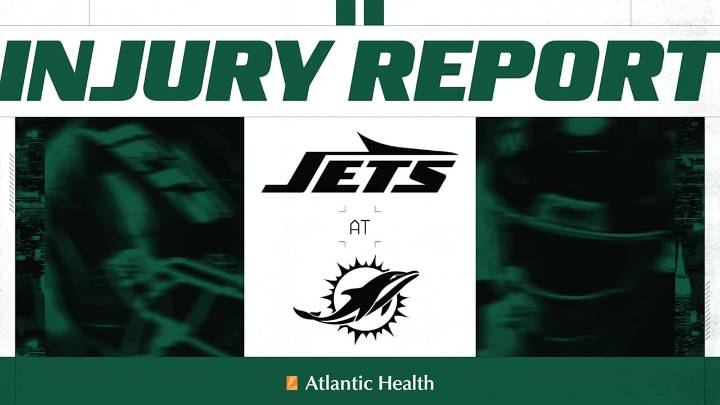 Jets Injury Report | Week 4 vs. Dolphins - Thursday