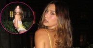 Hailey Bieber Flashes Her Butt in Cheeky Lingerie During Her Trip to Paris: Photos