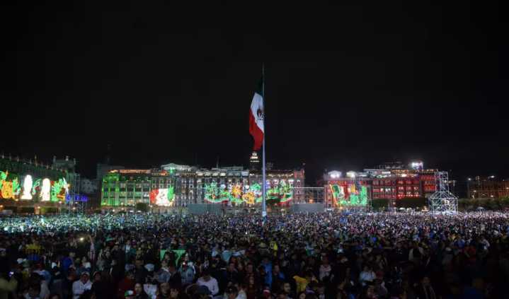 Así se vive el Grito de Independencia de Sheinbaum desde el Zócalo CDMX (Video)