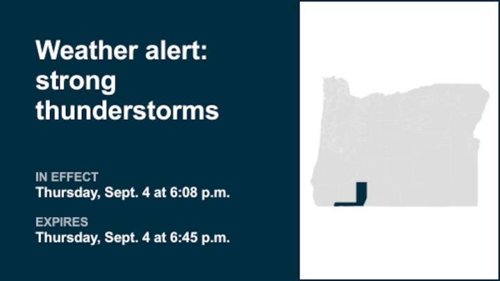Update: Look for nickel-sized hail with thunderstorms in Siskiyou Mountains and Southern Oregon Cascades Thursday