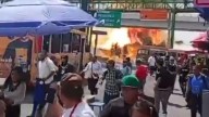Suman 13 muertos por explosión de pipa en La Concordia; 40 siguen hospitalizados