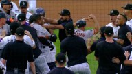 Chapman, suspendido un juego por participación en trifulca de Gigantes