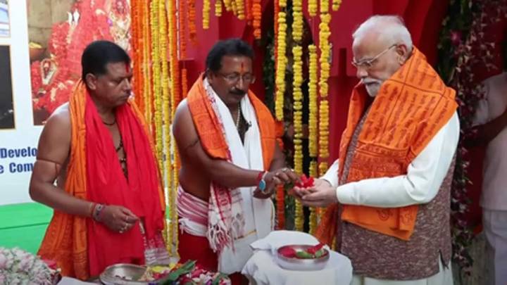 PM Modi Dedicates Revamped Tripura Sundari Temple to the Nation
