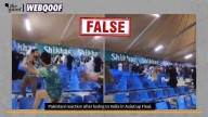 Old Video Shared as Pak Fans Throwing Chairs After Losing 2025 Asia Cup Final