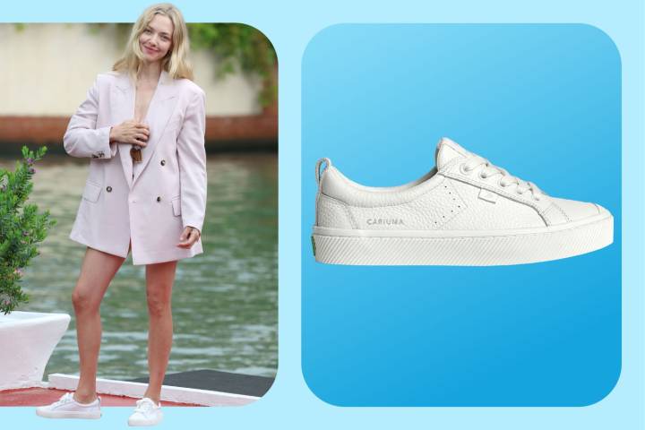 Amanda Seyfried’s White Sneakers Are on Sale Right Now